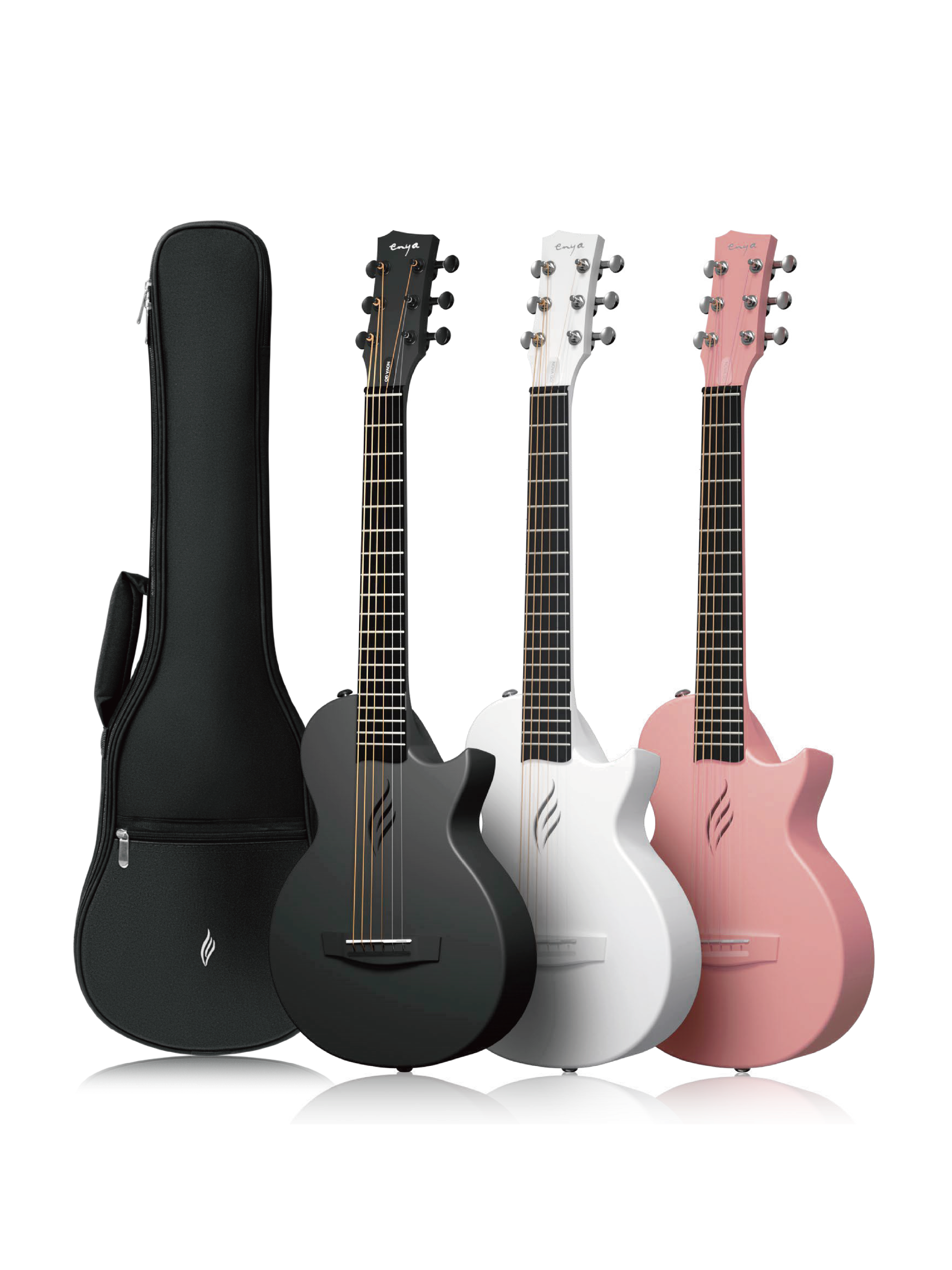 オールカーボン Mini Guitar <ENYA NOVA AI / BLK> Enya Nova Go Mini Carbon Fiber Acoustic Guitar Portable Travel