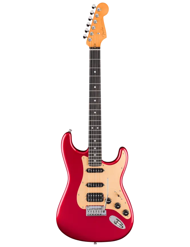 Fender Limited Edition American Ultra II Stratocaster HSS, Sinister Red