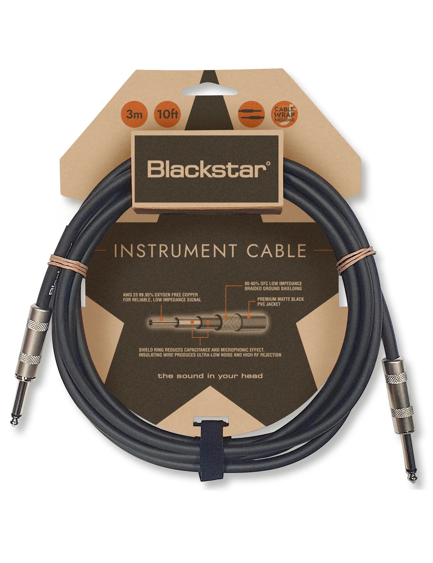 Blackstar 3 Meters Standard Instrument Cable