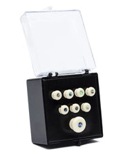 Martin Pearl Inlaid Bridge & Endpins - White
