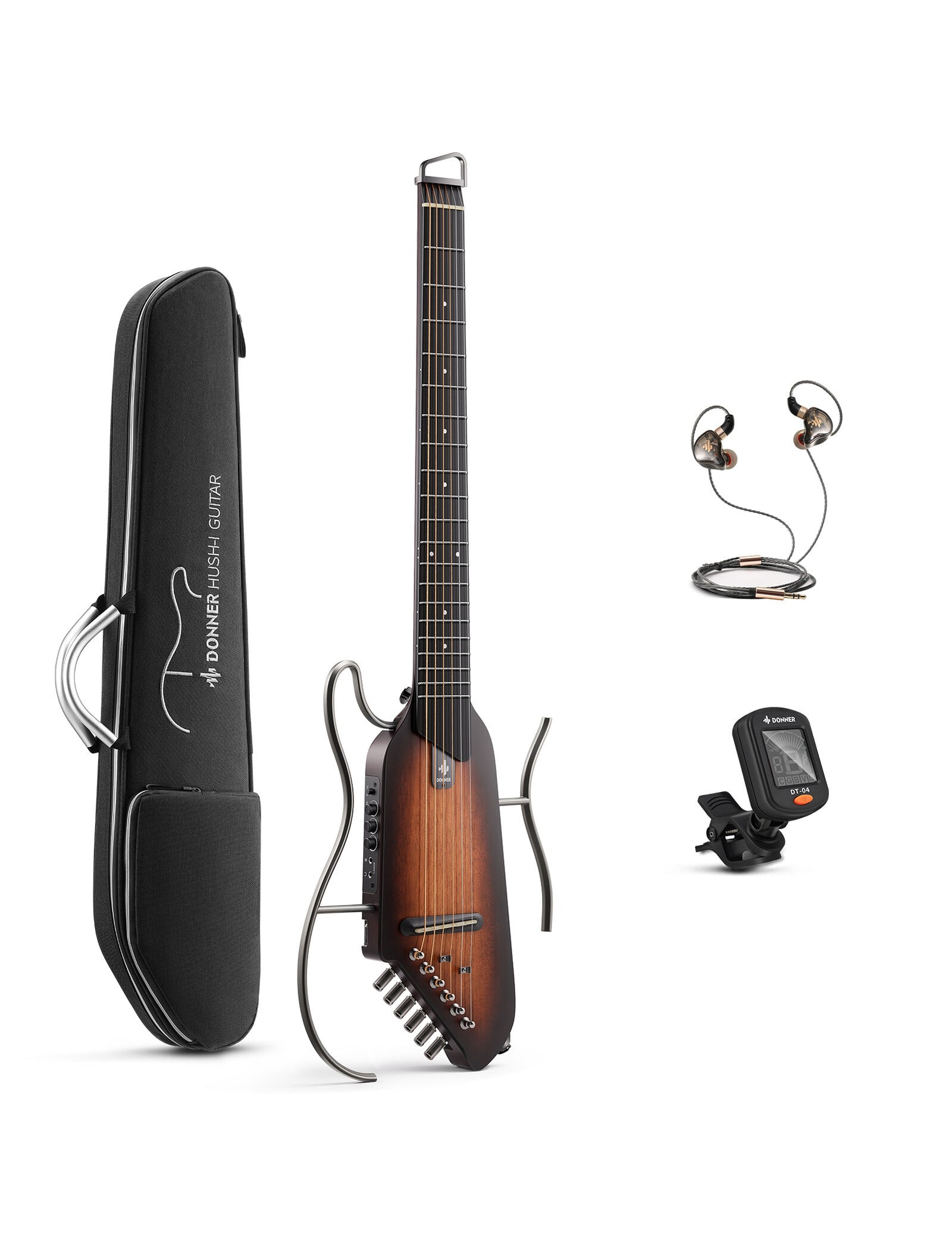 Donner HUSH™ Acoustic-Electric Mahogany Guitar Kit