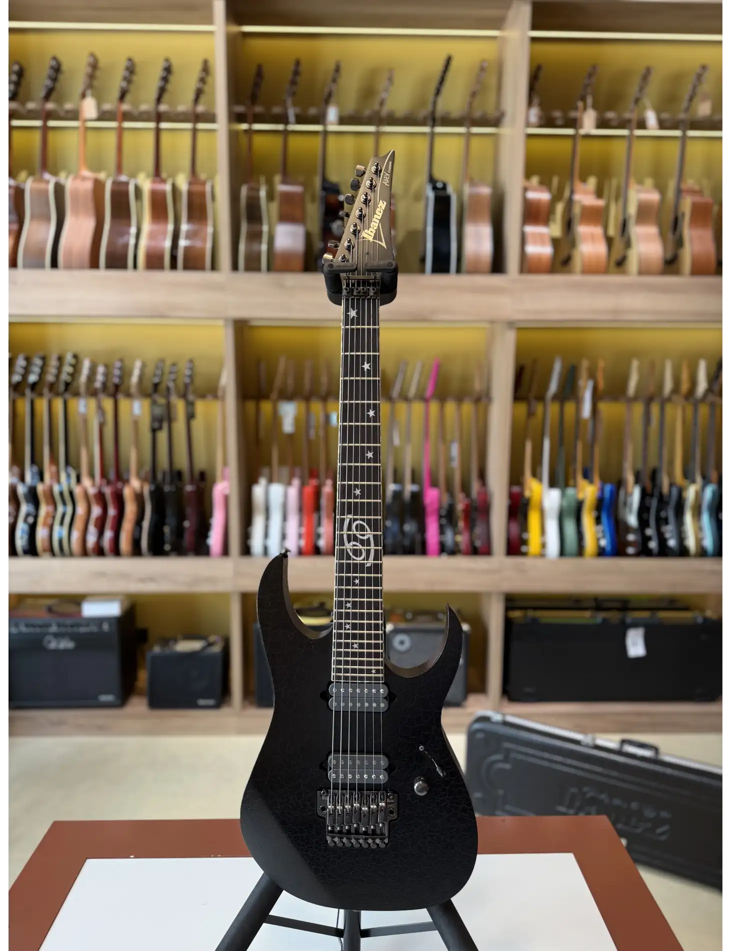 Ibanez APEX1-BBK James "Munky" Shaffer Signature 2009 - Biker's Black (KOЯN)