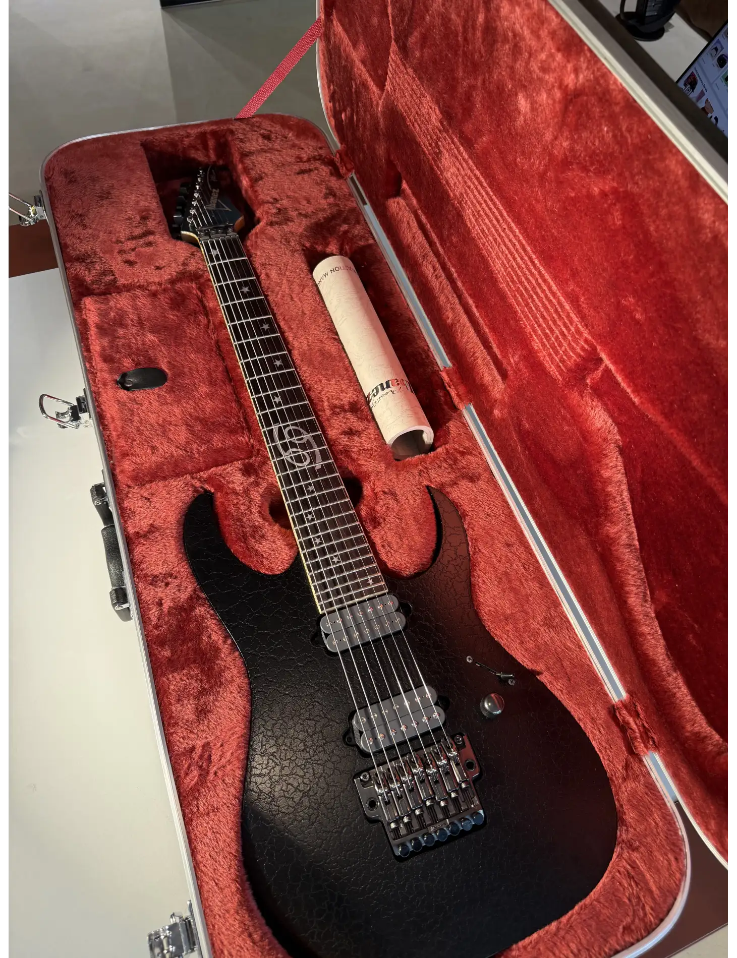 Ibanez APEX1-BBK James "Munky" Shaffer Signature 2009 - Biker's Black (KOЯN)