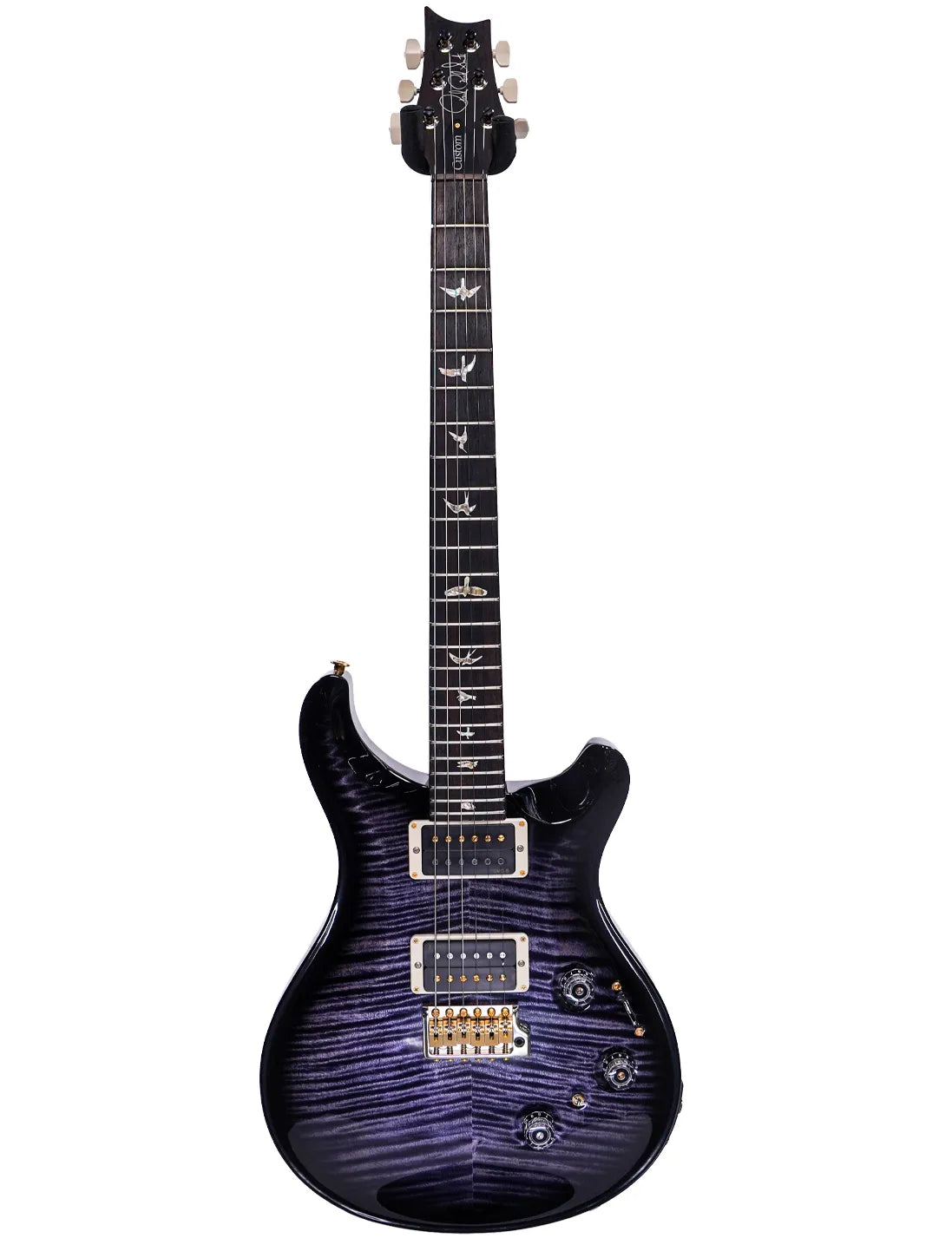 PRS Custom 24 Piezo 10 Top Electric Guitar Purple Mist Wraparound Smok ...