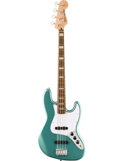 Fender Affinity Series Active Jazz Bass in Mystic Sea Foam Green with maple neck and white pickguard