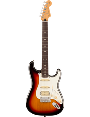 Fender Player II Stratocaster HSS in 3-Color Sunburst with alder body and Alnico humbucker
