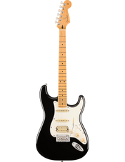 Fender Player II Stratocaster HSS in Black with Alnico pickups and 2-point tremolo system