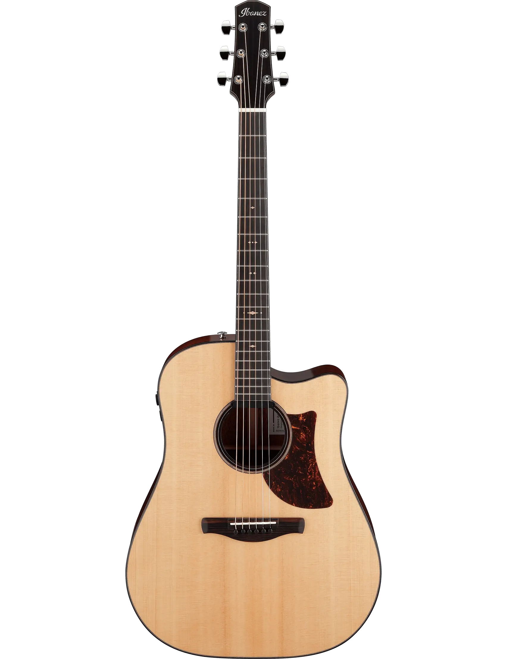 Ibanez AAD400CE Advanced Acoustic guitar in Natural Low Gloss finish.​
