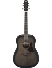 Ibanez AAD50 Advanced Acoustic guitar in Transparent Charcoal Burst Low Gloss finish.