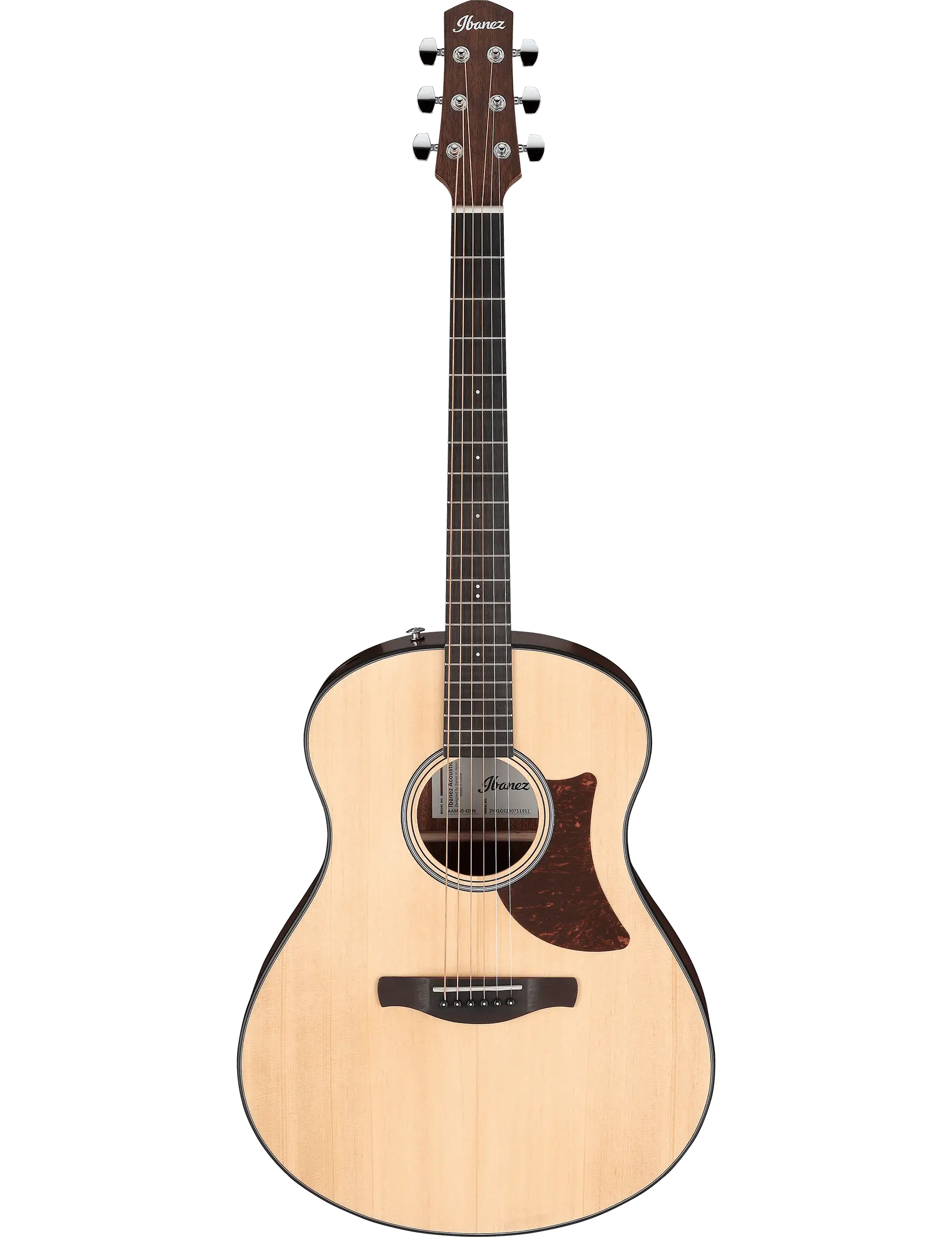 Ibanez AAM50 Advanced Auditorium acoustic guitar in Open Pore Natural finish.