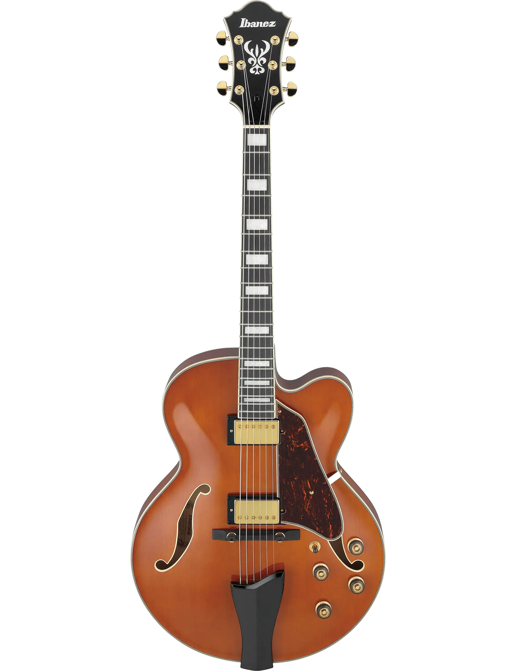 Ibanez AF95 Artcore Expressionist hollow-body electric guitar in Dark Amber finish.