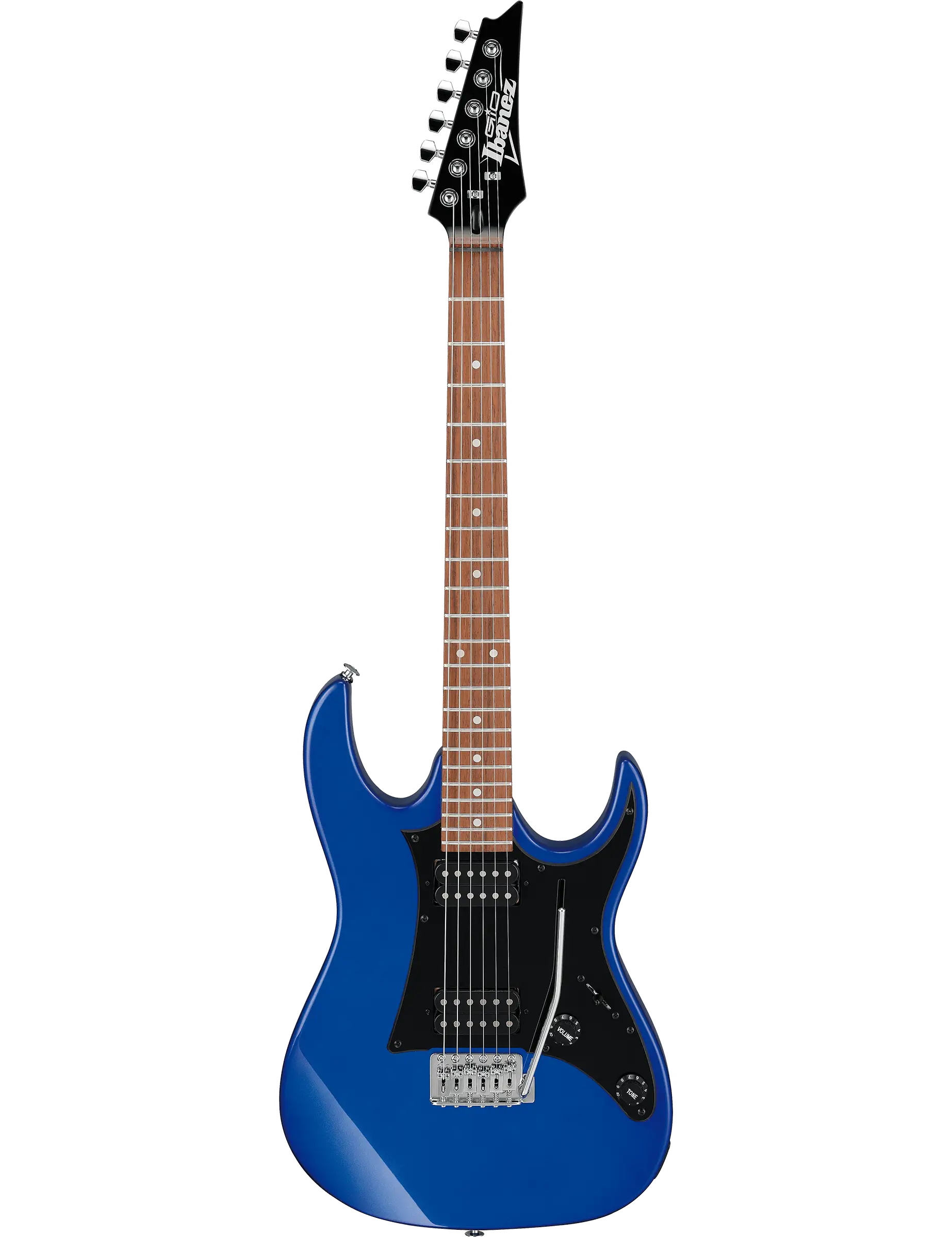 Ibanez GRX20Z electric guitar in Jewel Blue finish.