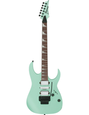 Ibanez RG470DX electric guitar in Sea Foam Green Matte finish.