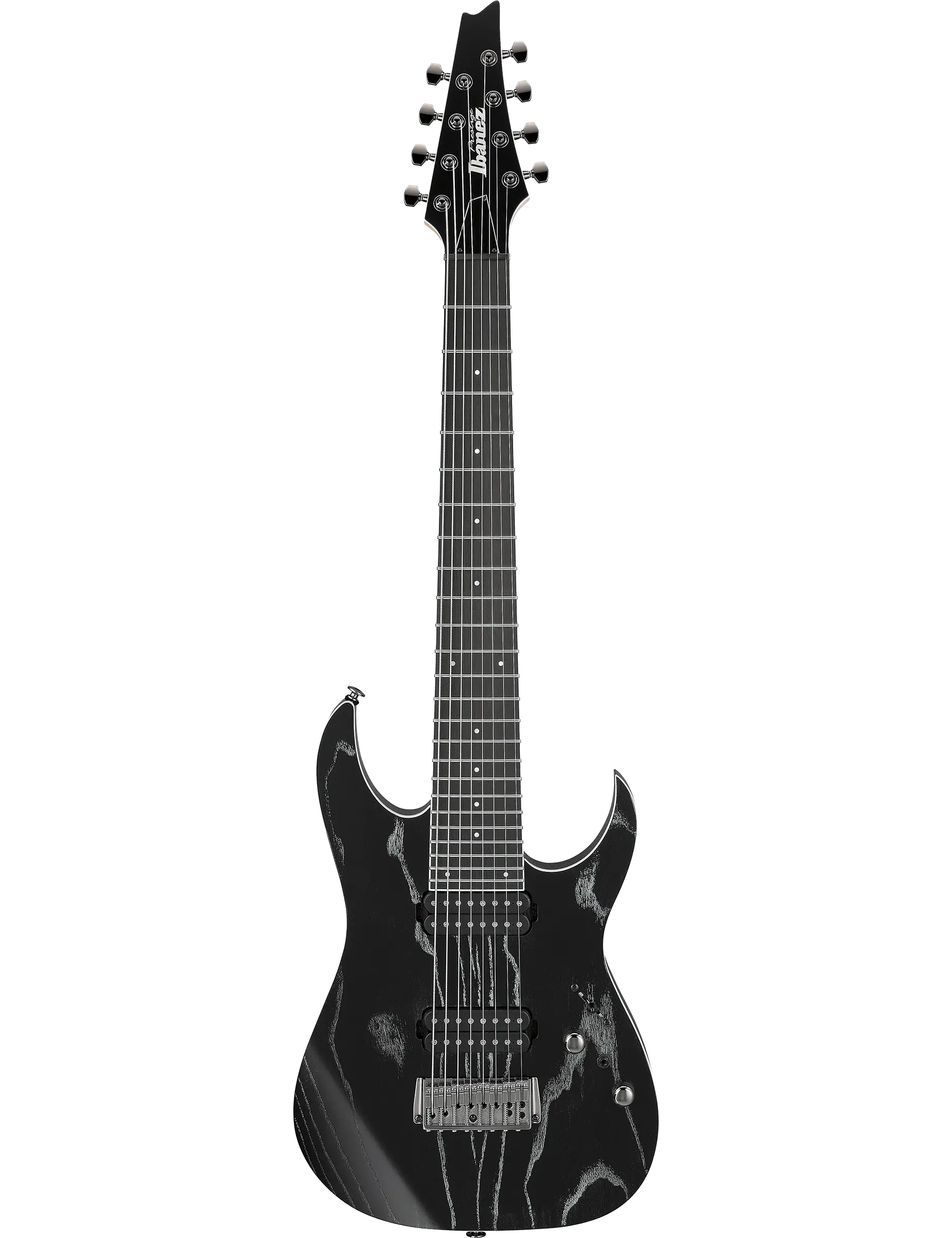 Ibanez RG5328 Prestige 8-string electric guitar in Lightning Through a Dark finish.