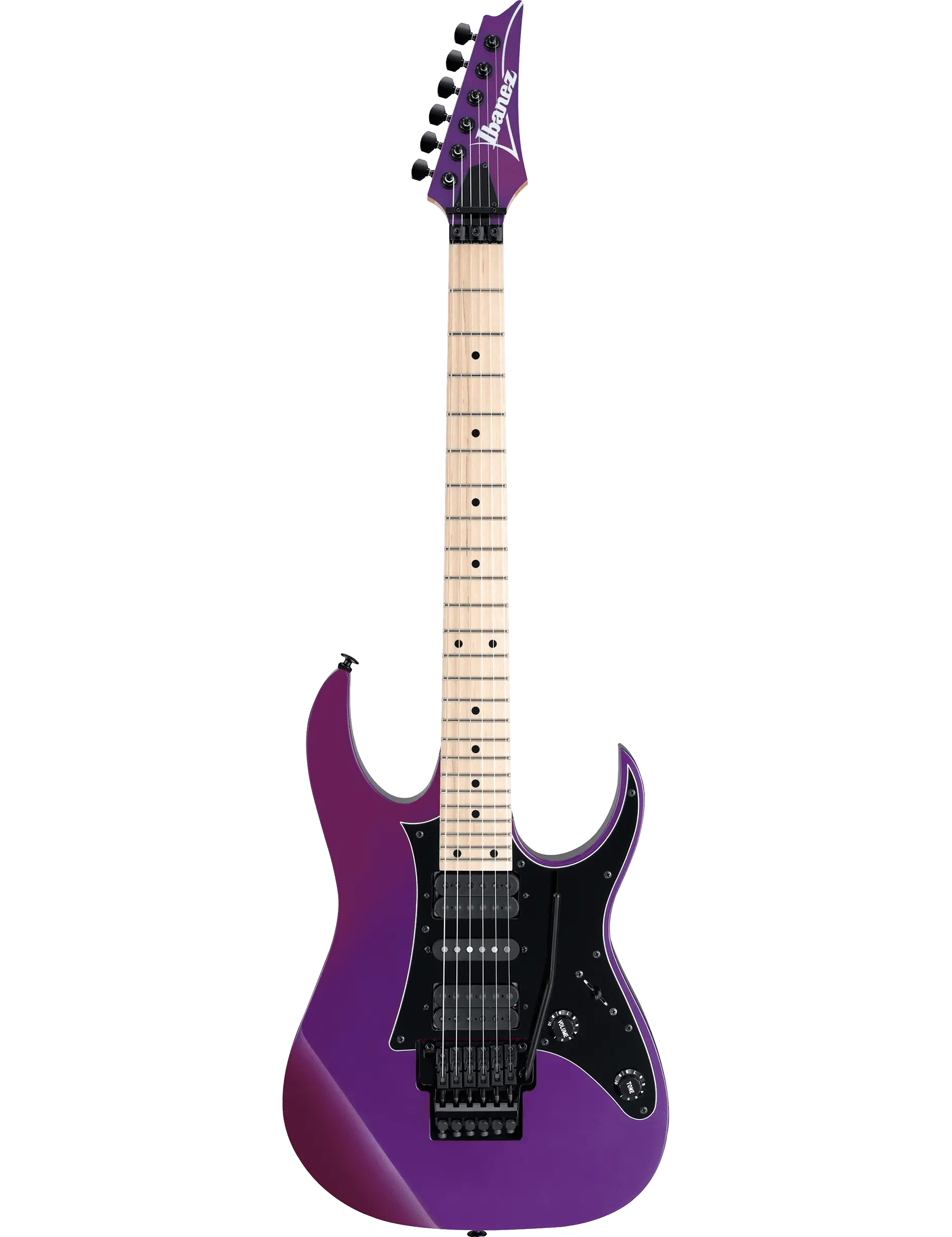 Ibanez RG550 Genesis Collection electric guitar in Purple Neon finish.