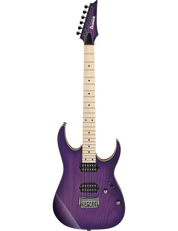 Ibanez RG652AHMFX Prestige electric guitar in Royal Plum Burst finish.