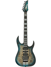 Ibanez RGT1270PB Premium electric guitar in Cosmic Blue Starburst Flat finish.