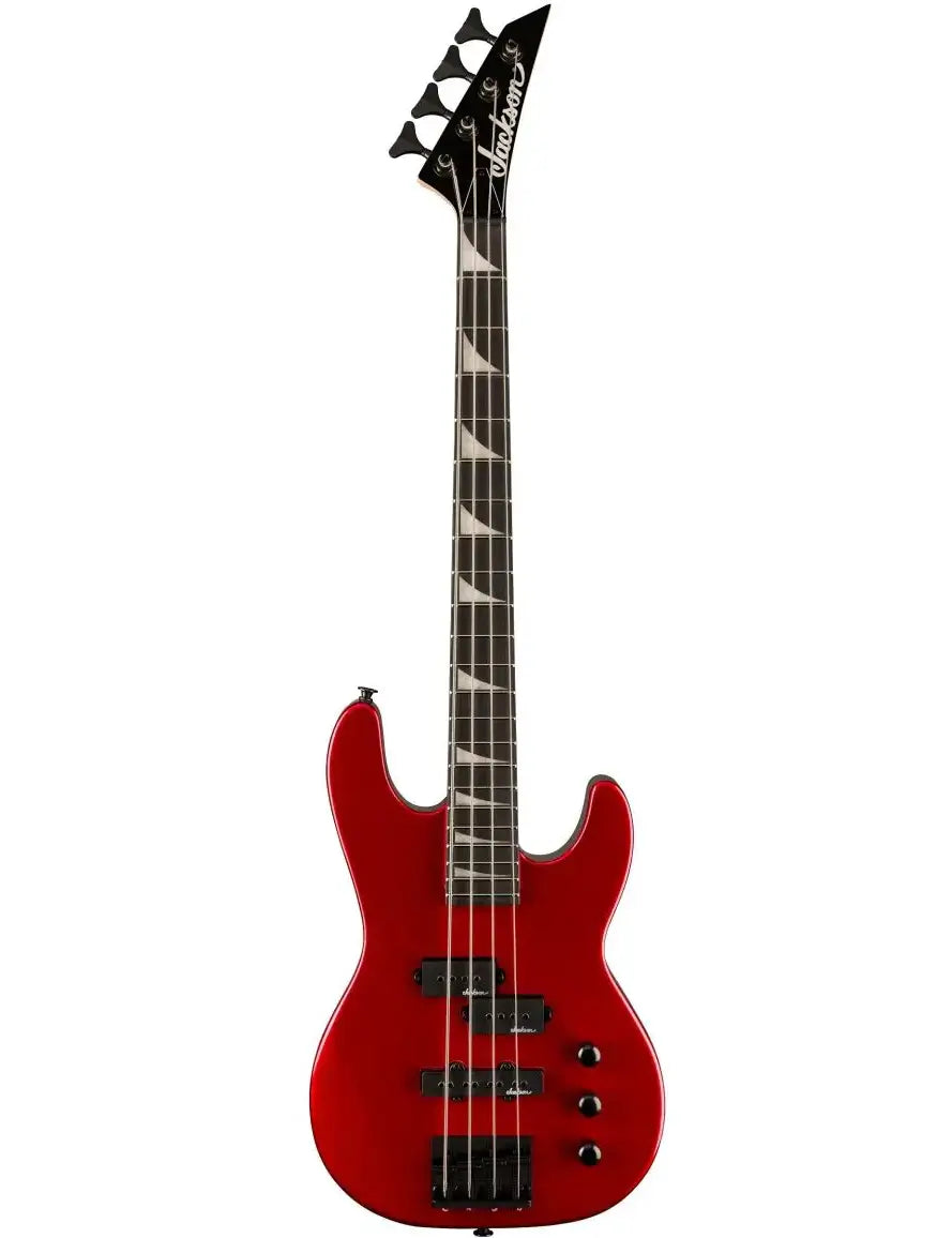 Jackson JS Series Concert Bass Minion JS1X with P/J pickups and short-scale 4-string design, front view