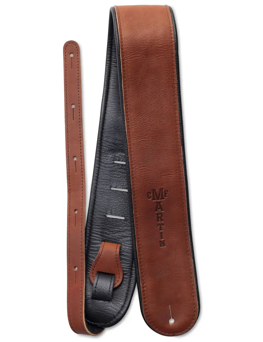 Martin Premium Rolled Leather Guitar Strap