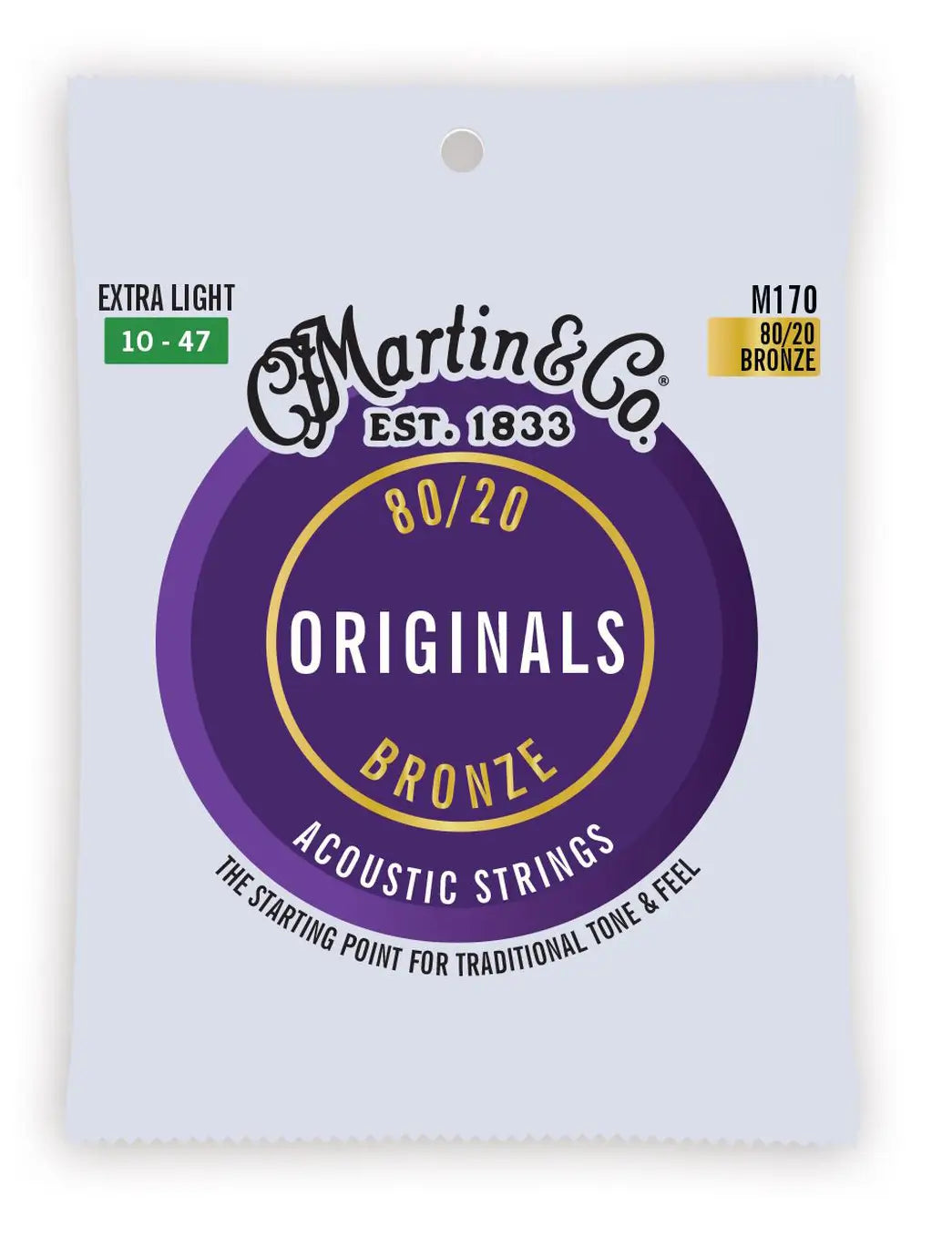 Martin Strings M170 80-20 Bronze Extra Light (10-47)