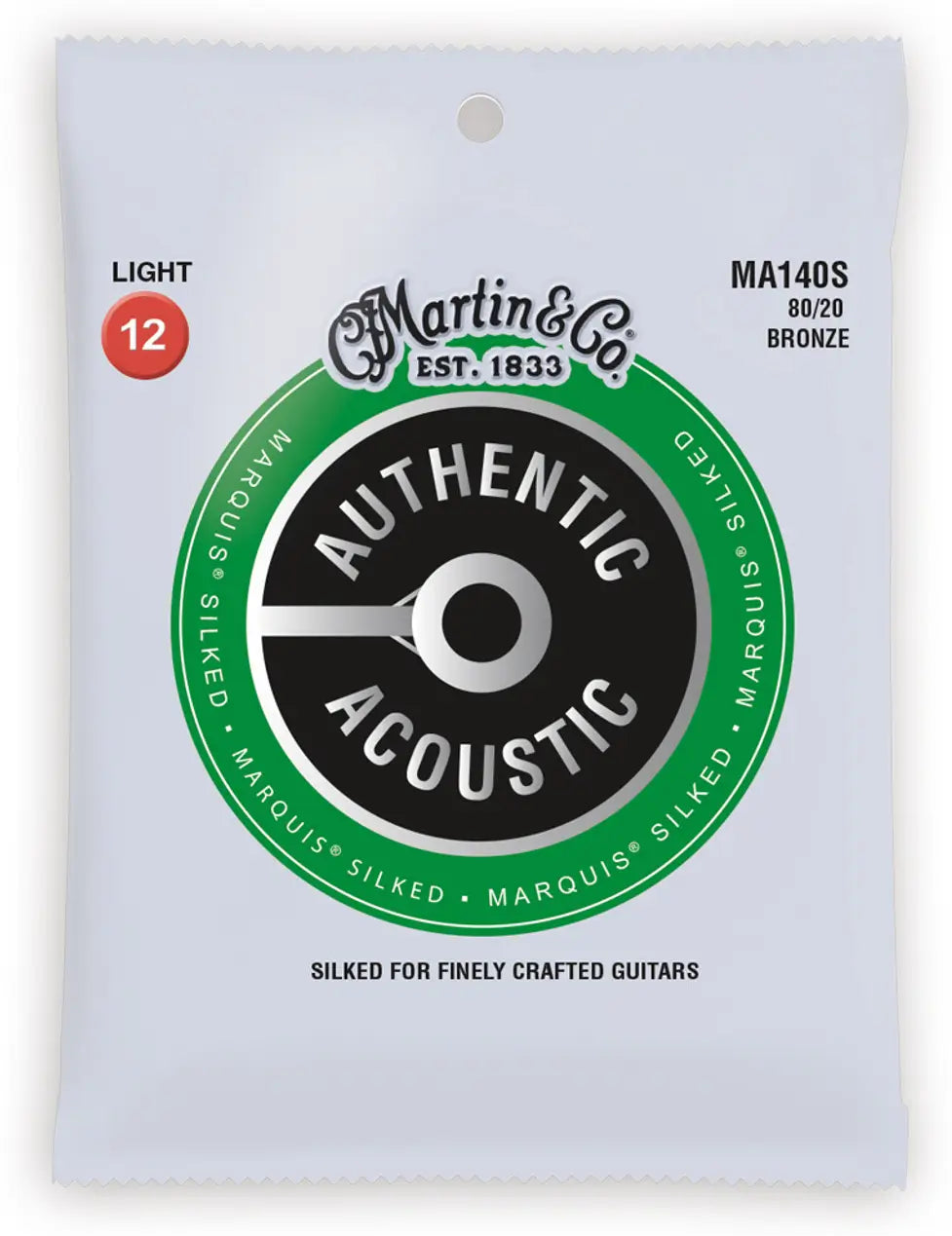 Martin Strings MA140S Silked 80/20 Bronze Light (12-54)