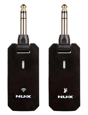 NUX C-5RC 5.8GHz wireless guitar system with portable charging case.