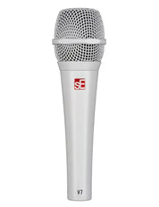 SE Electronics V7 dynamic microphone in White finish.