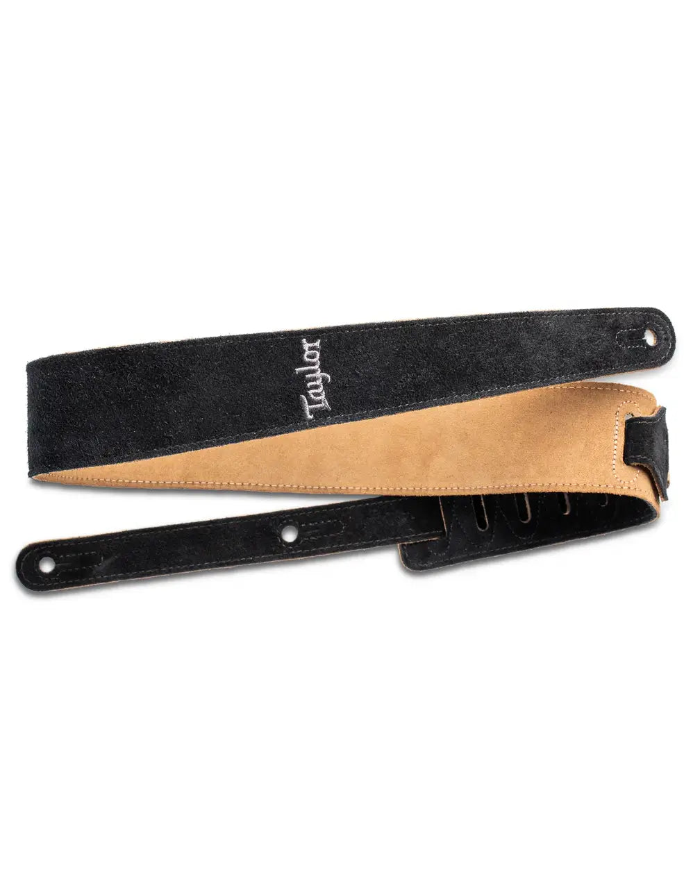 Taylor 2.5" Embroidered Suede Guitar Strap